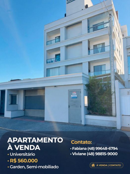Apartamento Garden - Venda - Universitarios - Tijucas - SC